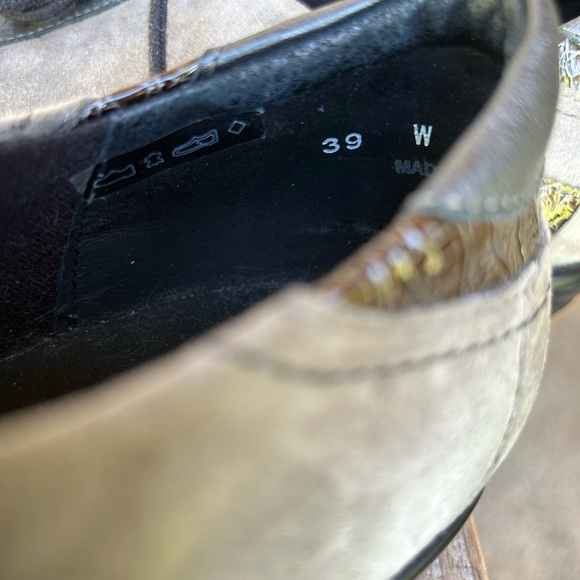 Sierra comfort shoes suede patent leather blended trim Sz 9 - Picture 5 of 5